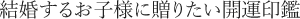 お子様に贈りたい開運印鑑